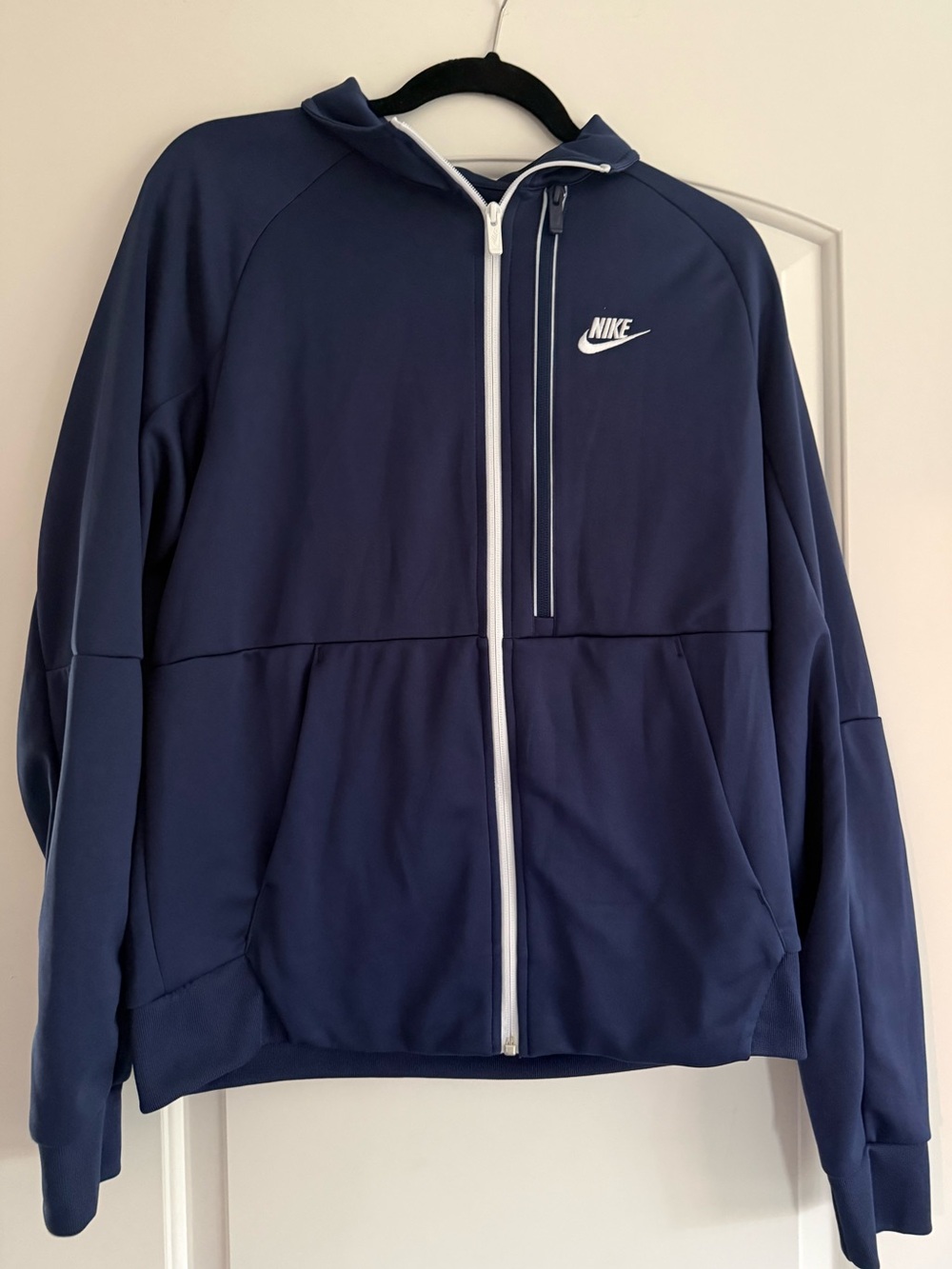 New With Tags Nike N98 Tribute Jacket Men's Midnight Navy/White Size M